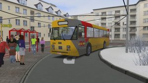 Поездка на VanHool A120.31 по маршруту №301 по карте K-Bergbahn