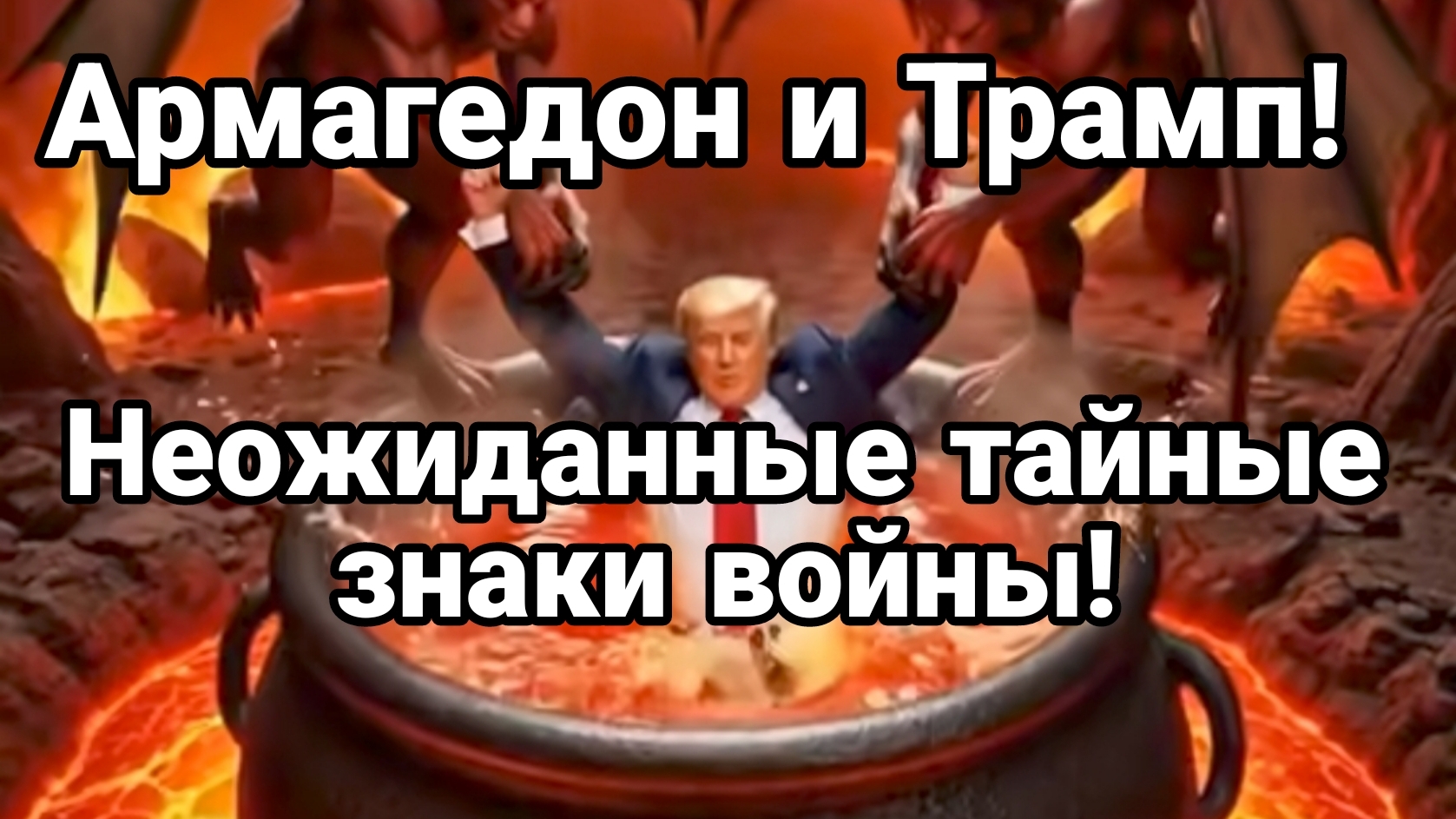 ТРАМП И АРМАГЕДОН ! НЕОЖИДАННЫЕ ТАЙНЫЕ ЗНАКИ ВОЙНЫ