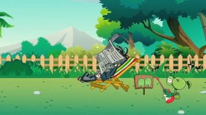 Новые приключения военных зомби против растений, анимация