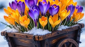 Пусть день начнется с улыбки! Доброе мартовское утро. Красивая музыкальная открытка.