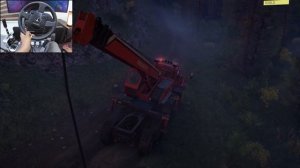 Эвакуация грузовика в снегах ❄️ Спасательная миссия в SnowRunner на Thrustmaster TX 🚛