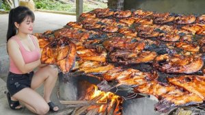 180 дней процесса копчения рыбы на дыму, Ловим и коптим рыбу для продажи.