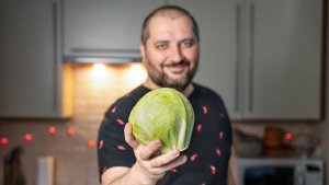 Вкусная тушеная капуста.