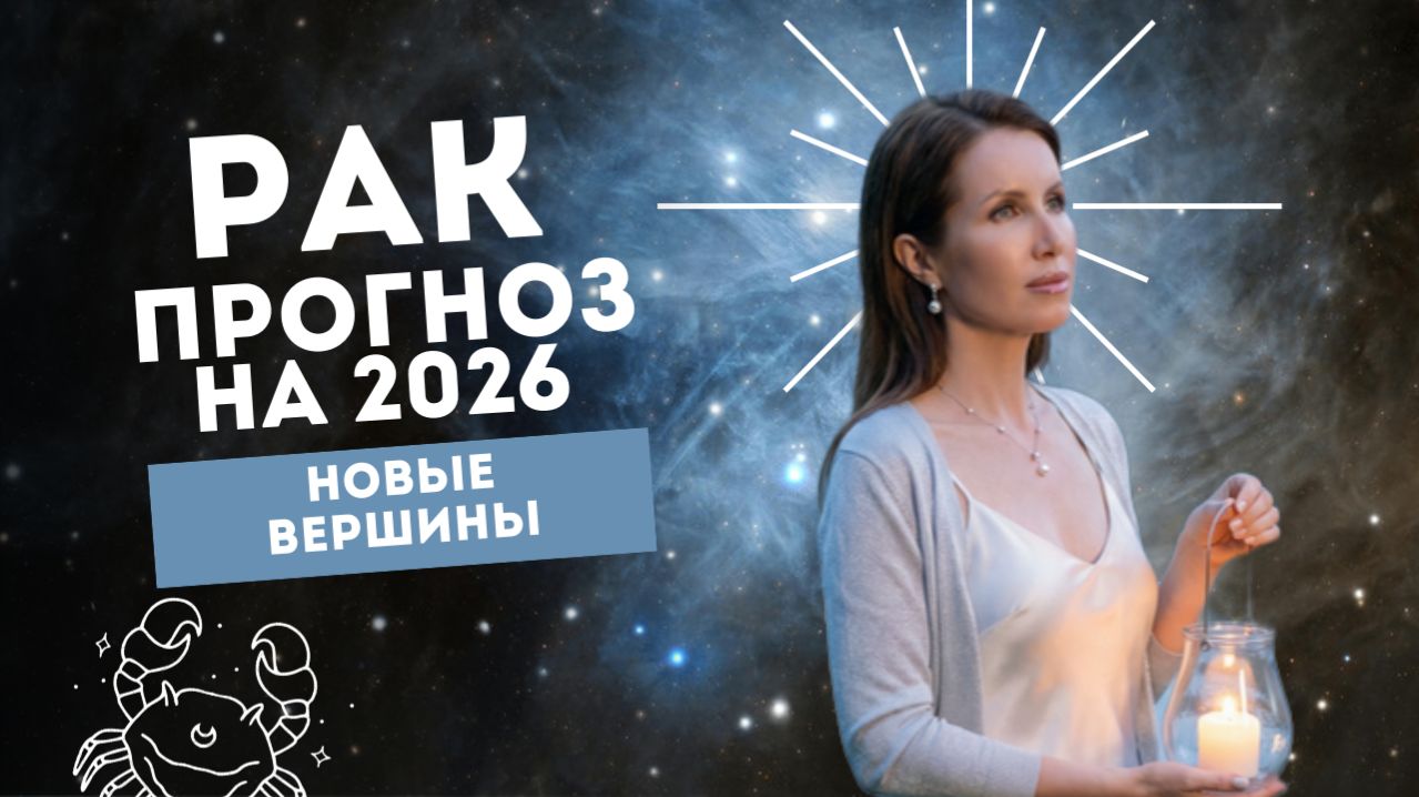 Прогноз для Рака на 2026 год