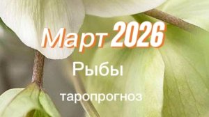 Рыбы. Март 2026г