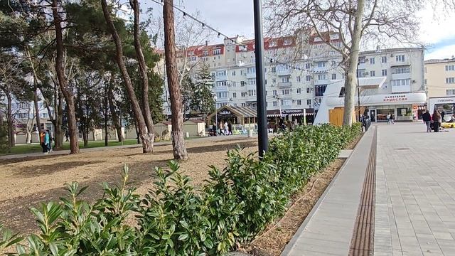 Анапа 01.03.2026 Театральная площадь, центральный пляж #жарковы #анапа #море #пляж #площадь