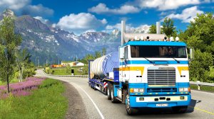 571 / ЕTS2 1.57 / Freightliner FLB / Дальнобой по Норвегии.