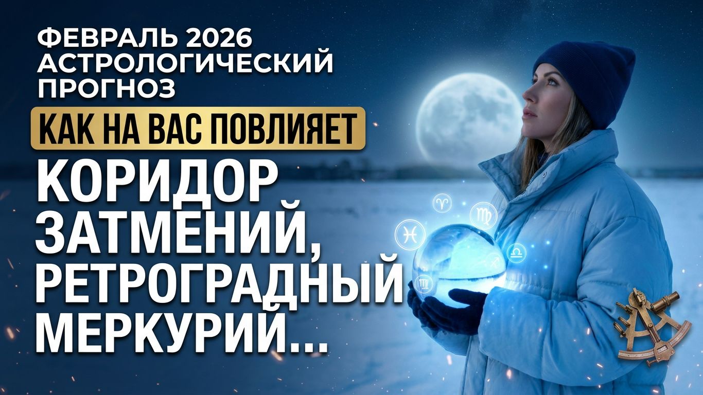 Астрологический прогноз на февраль 2026 года