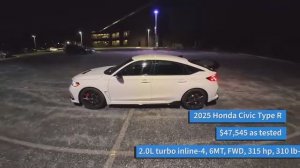 Обзор Honda Civic Type R 2025  Хонда Цивик