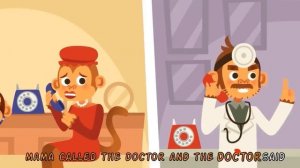 Five little monkeys jumping on the bed