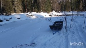 Попали в наледь на буранах