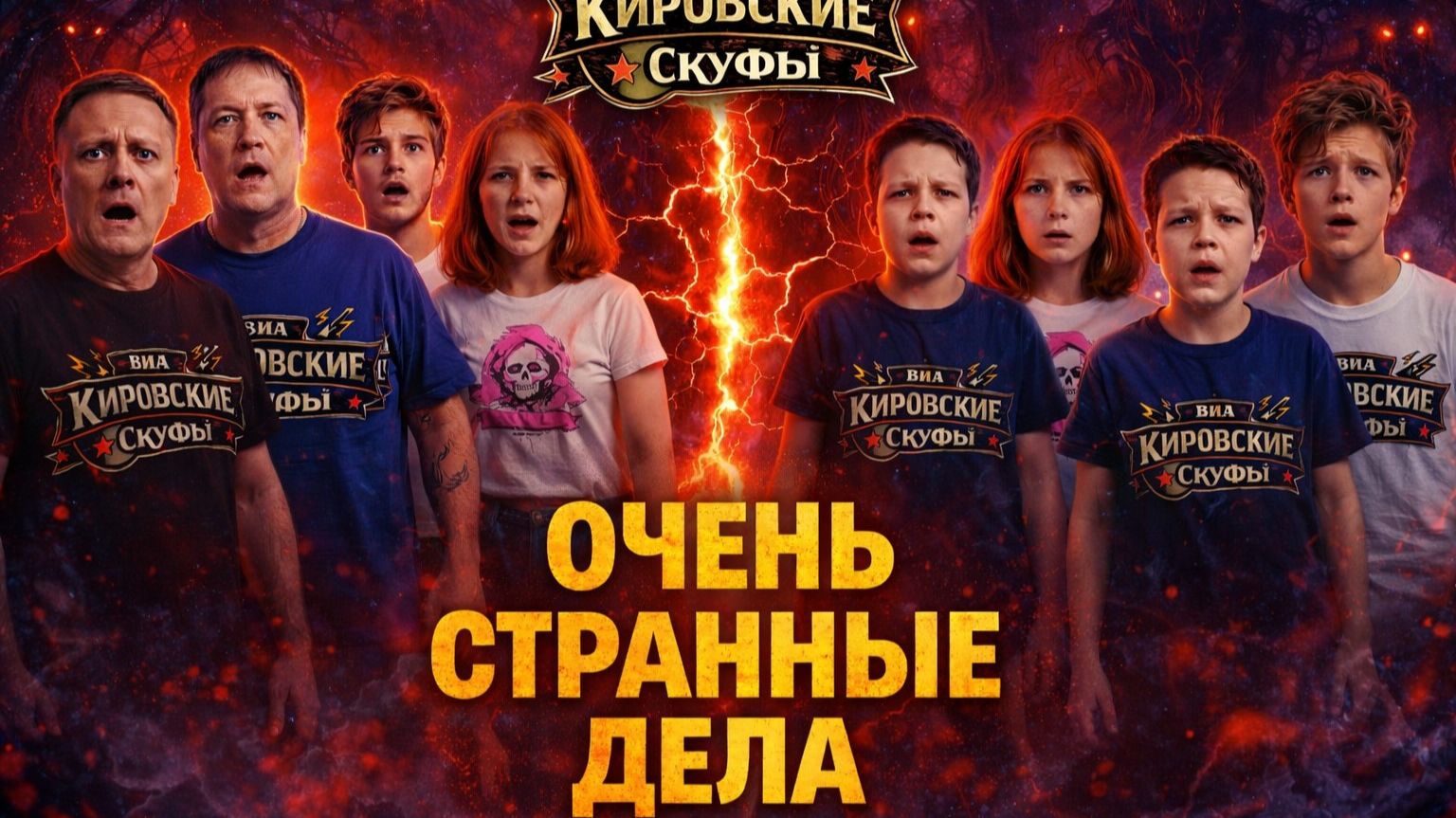 Очень странные дела — ВИА Кировские скуфы (по мотивам сериала 1 и 2 сезон)