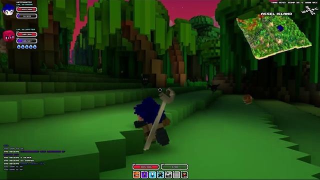 🗡️💨 РАЗБОЙНИК В ДЕЛЕ ⚡ Cube World Alpha Gameplay (Stealth) 🥷