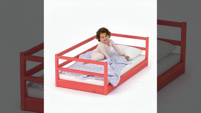 Монтессори кровать из массива дерева