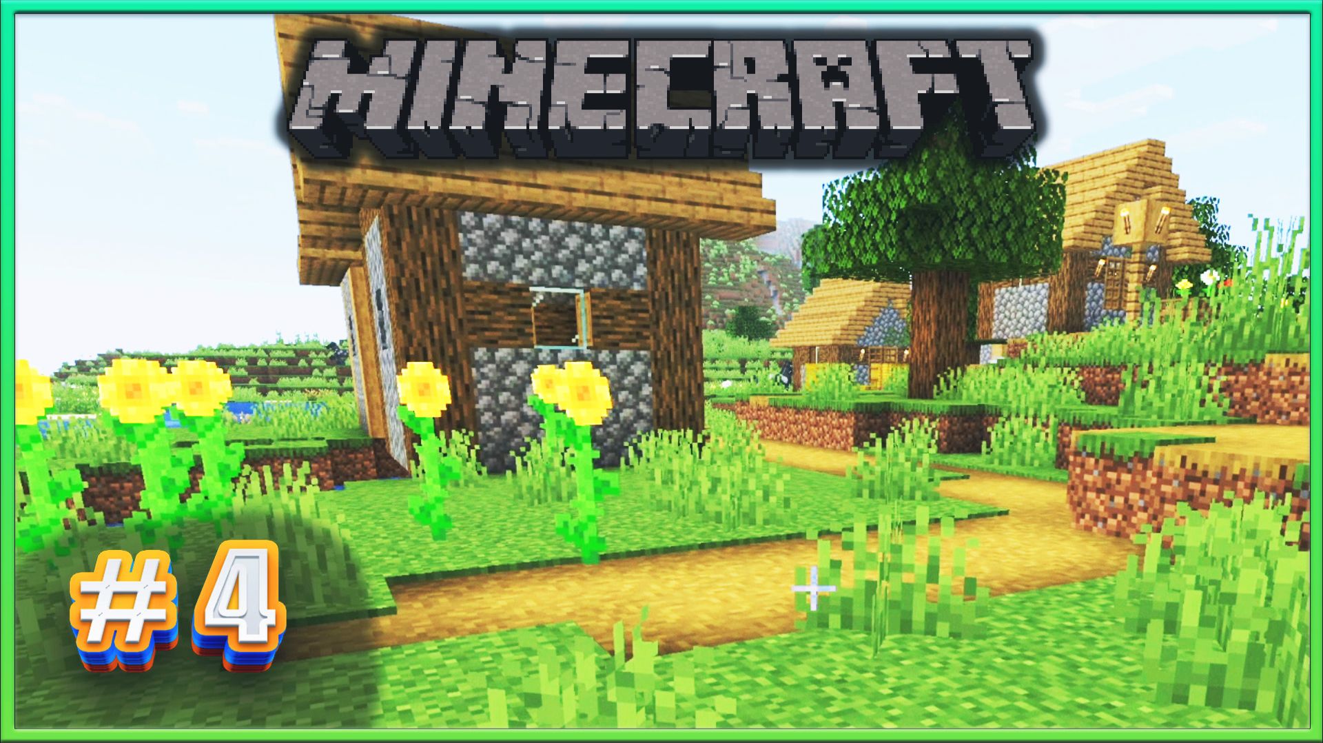 MINECRAFT. ВЫЖИВАНИЕ ✔✔✔ Я НАШЕЛ ДЕРЕВНЮ #4
