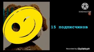 15 подписчиков