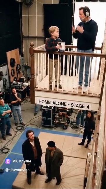 Съёмка фильма "Один дома"