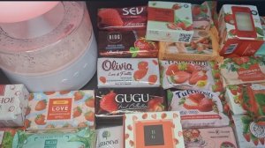 🍓🍓🍓Ароматная мыльная земляника🍓🍓🍓 Fragrant soapy strawberries🍓🍓🍓Распаковка,unpacking😉