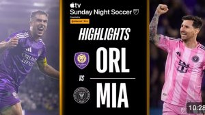 "Орландо Сити" - "Интер Майами" | Основные моменты матча | Футбол в воскресенье вечером!