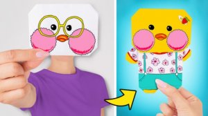 Оригами уточка Лалафанфан 🦆 Поделка из бумаги