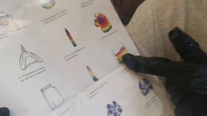 Раскрашиваю одежду в стиле тай дай