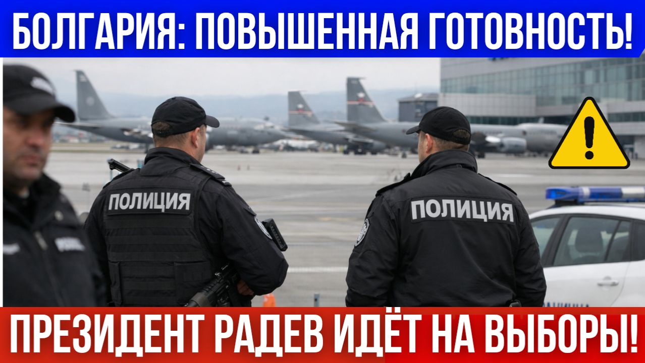 Болгария усиливает охрану границ и аэропортов! Экс-президент Радев идёт на выборы. Визы для россиян