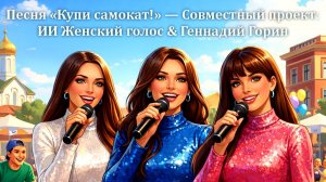 Песня «Купи самокат!» — Совместный проект: ИИ Женский голос & Геннадий Горин