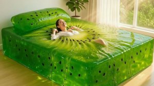 На какой кровати вы бы спали? 🥝🛌 | Необычный ASMR-опыт. Детские мультики для малышей