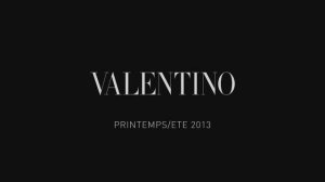 Показ женской коллекции Valentino весна-лето 2014