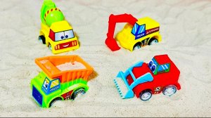 Сюрпризы для малышей | распаковка машинок | игрушки для мальчиков | тачки | строительные машины