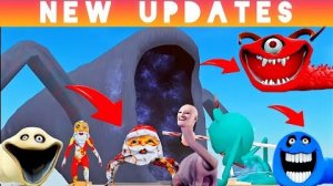 Новые обновления мода Nextbot Play Ground! Против нового монстра Gogo Gaga, Evoulition