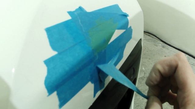 Очень быстрый и очень локальный ремонт бампера