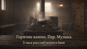 Горячие камни. Пар. Музыка. | 3 часа расслабления в бане.