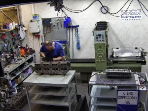 Ремонт ГБЦ. Станок 6Р-800. Бизнес в гараже.