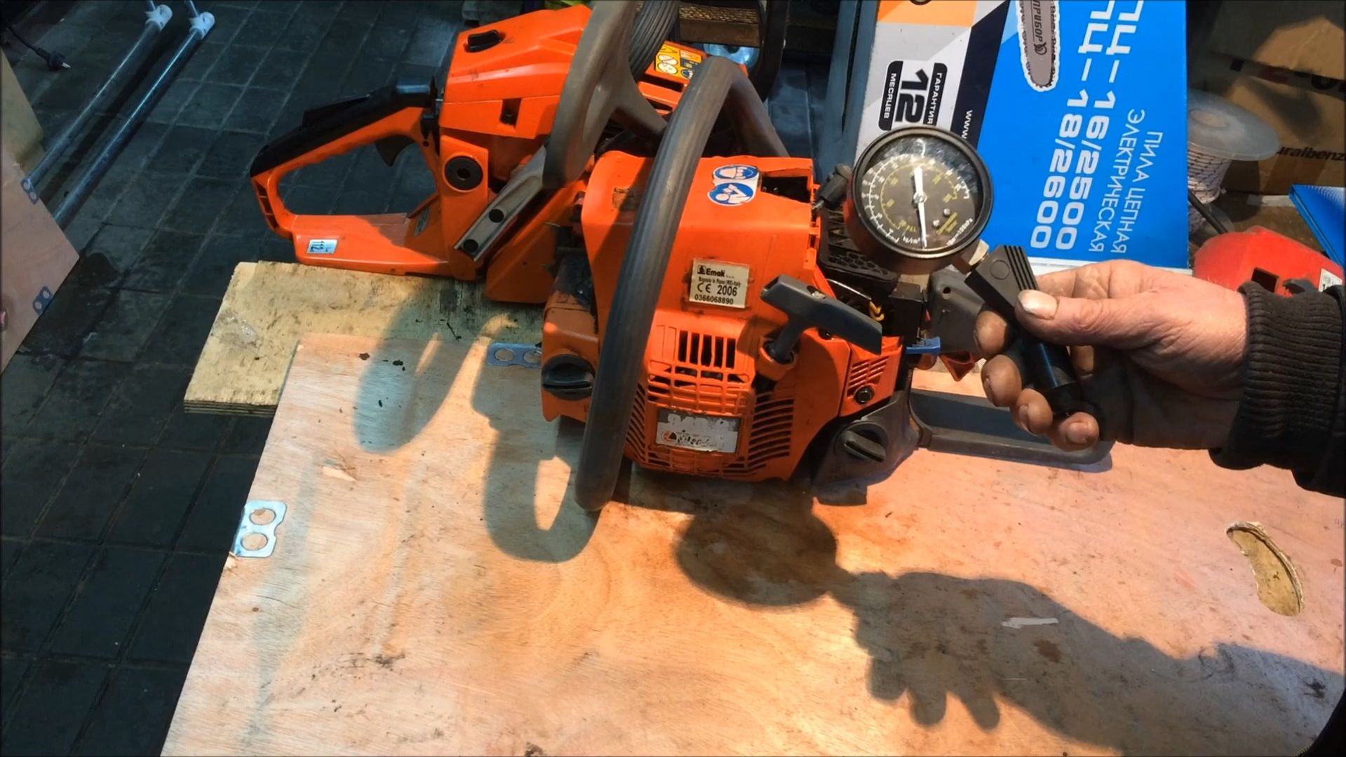 Замер компрессии на бензопиле!)Параметры и ,,стандарт,,