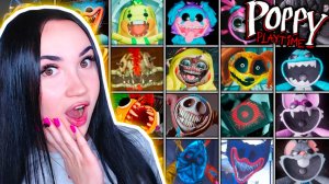 🔥ВСЕ СКРИМЕРЫ И СМЕРТИ во ВСЕХ ЧАСТЯХ ПОППИ ПЛЕЙТАЙМ 1-5 ➤ Poppy Playtime