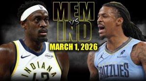02.03.2026 | ОБЗОР МАТЧА | Индиана Пэйсерс - Мемфис Гриззлиз | Highlights