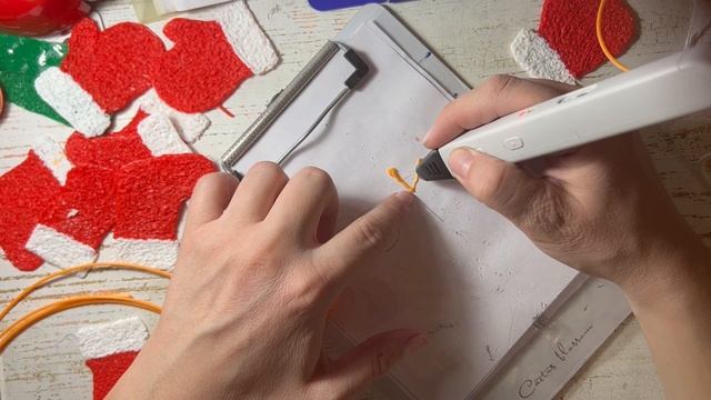 Рисуем 3D ручкой. Трафарет Конфета