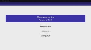 3.2. Paradox of Thrift