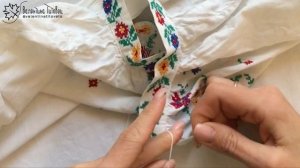 Как сделать петельку для пуговицы из нитки