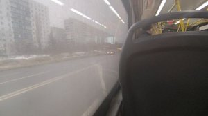 поездка на автобусе ЛиАЗ 6213 борт 191183, по маршруту 687