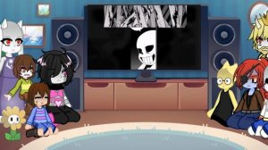 •Реакция undertale на Bad time trio комикс+песню "Трое против одного"•