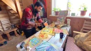 Деревня Окунево, встретил блогера