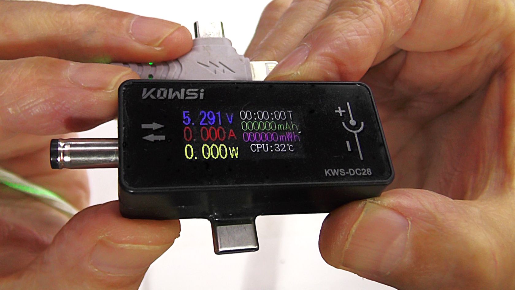 Тестер мощности напряжения и тока доработка и тесты B52C KWS-DC28.