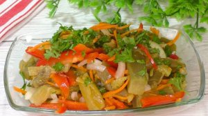 ✅Можно готовить хоть все лето! Удачный САЛАТ с баклажанами🍆