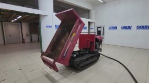 Обзор японской самоходной, самосвальной тележки Yanmar C12R