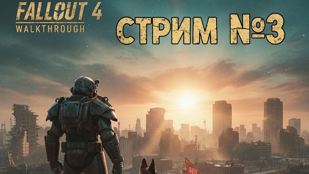 ЯДЕРНое прохождение В СОДРУЖЕСТВЕ! | Fallout 4( Стрим 3)