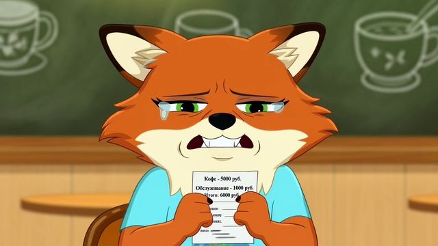 "🦊☕ Лиза и Золотой Кофе 😂"