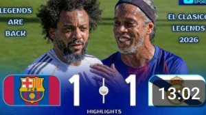 ИСТОРИЧЕСКИЙ МОМЕНТ СПУСТЯ 19 ЛЕТ! РОНАЛДИНЬО И МАРСЕЛО СНОВА ВСТРЕЧАЮТСЯ В ЭЛЬ КЛАСИКО ЛЕГЕНД!