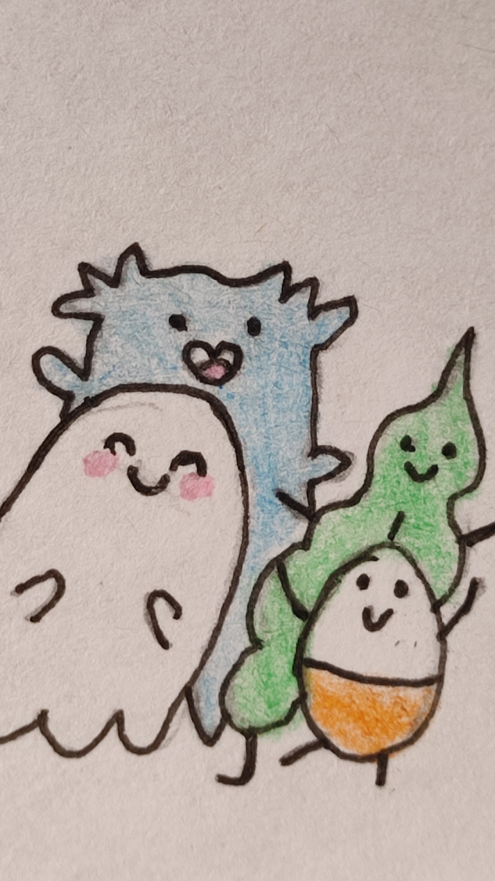 Рисуем милых монстриков! ❤